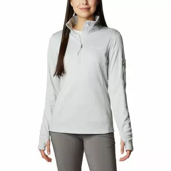 Флис Columbia W Park View™ Grid Half Zip, серый
