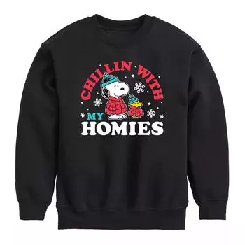 Флис для мальчиков 8–20 лет Peanuts Chillin Homies Licensed Character