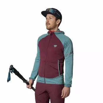 Флис Dynafit Transalper Light Polartec Hooded, фиолетовый
