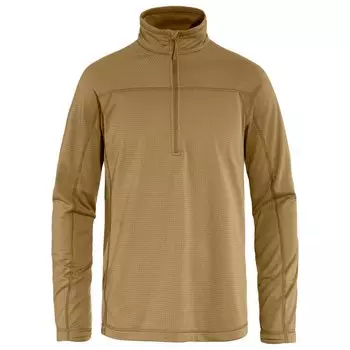 Флис Fjllrven Abisko Lite Half Zip, коричневый