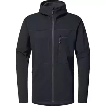 Флис Haglfs Rosson Mid full zip, черный