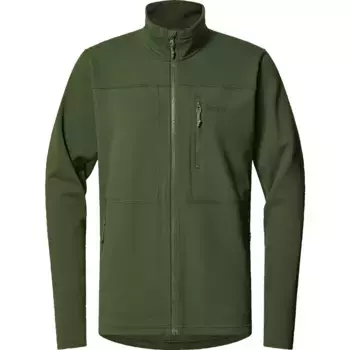 Флис Haglfs Rosson Mid full zip, зеленый