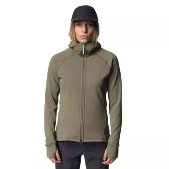 Флис Houdini Power hoodie, зеленый