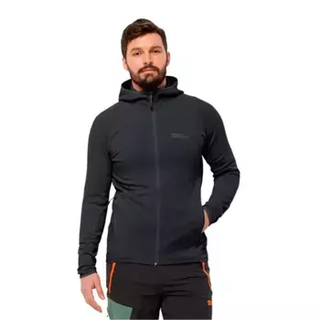 Флис Jack Wolfskin Baiselberg full zip, черный