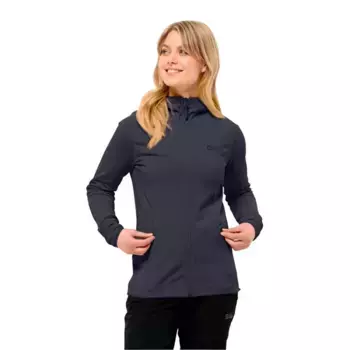 Флис Jack Wolfskin Baiselberg full zip, серый