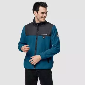 Флис Jack Wolfskin Dna Grizzly, синий