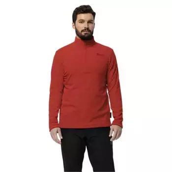 Флис Jack Wolfskin Taunus half zip, красный