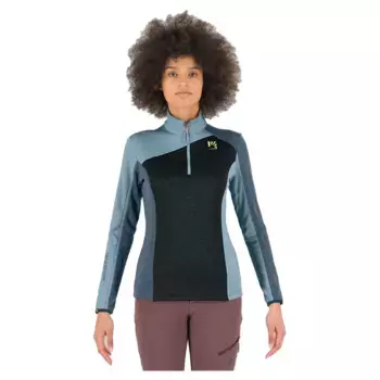 Флис Karpos Federa half zip, синий/черный