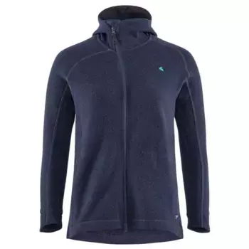 Флис Klttermusen Balder Hoodie full zip, синий