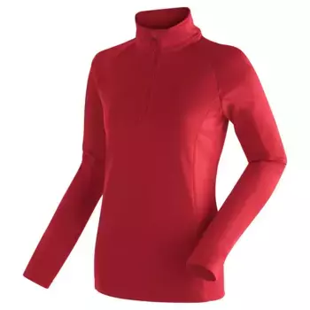 Флис Maier Sports Eva half zip, красный