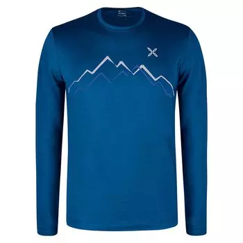 Флис Montura Merino Skyline, синий