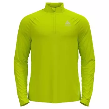 Флис Odlo Essential Ceramiwarm half zip, зеленый