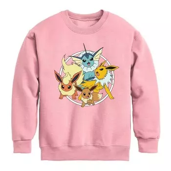 Флис Pokemon Eevee Group для девочек Licensed Character, розовый
