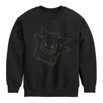 Флис Pokemon Gengar для мальчиков 8–20 лет Licensed Character, черный