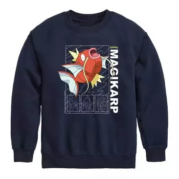 Флис Pokemon Magikarp для мальчиков 8–20 лет Licensed Character, синий