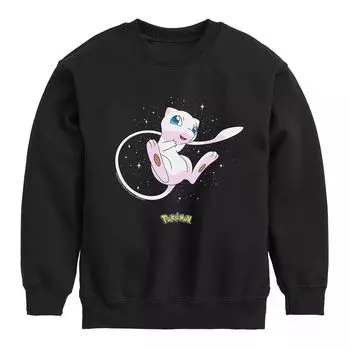 Флис Pokemon Starry Mew для мальчиков 8–20 лет Licensed Character, черный