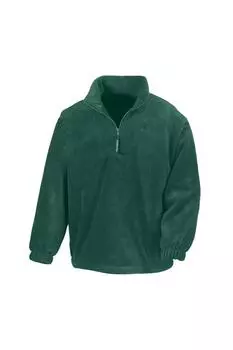 Флис Polartherm с воротником на молнии Result, зеленый