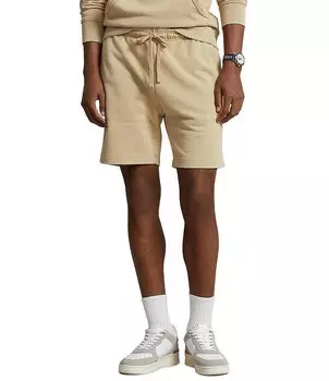 Флис Polo Ralph Lauren с петлевой спинкой 6,5 Шорты по внутреннему шву, бежевый