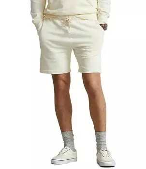 Флис Polo Ralph Lauren с петлевой спинкой 6,5 Шорты по внутреннему шву, слоновая кость