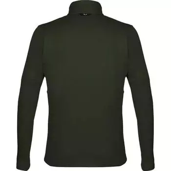 Флис Puez PL с молнией 1/2 мужские Salewa, цвет Dark Olive/0910