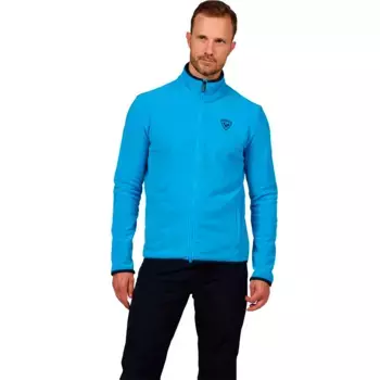 Флис Rossignol Strawpile full zip, синий