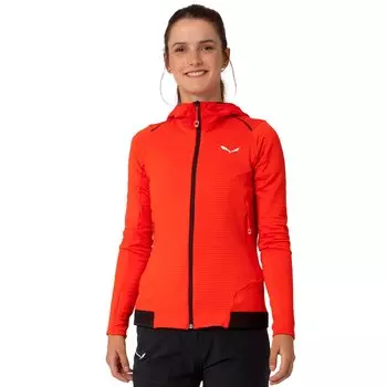 Флис Salewa Pedroc PL HD full zip, оранжевый