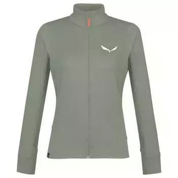 Флис Salewa Puez Polarlite full zip, зеленый