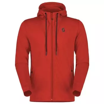Флис Scott Tech full zip, красный