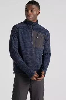 Флис Tarbert из переработанного материала с молнией на половину длины Craghoppers, синий