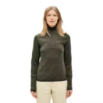 Флис The Mountain Studio Light tech half zip, зеленый
