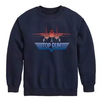 Флис Top Gun Jet с логотипом для мальчиков 8–20 лет Licensed Character, синий