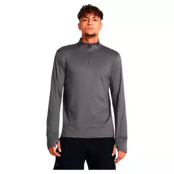 Флис Under Armour Qualifer Run half zip, серый