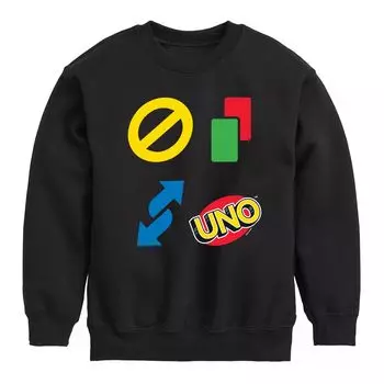 Флис UNO Icons для мальчиков 8–20 лет Licensed Character, черный