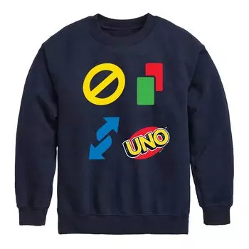 Флис UNO Icons для мальчиков 8–20 лет Licensed Character, синий