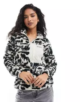 Флис West Bend II с застежкой на четвертную молнию в тон темно-каменного горного оттенка Columbia