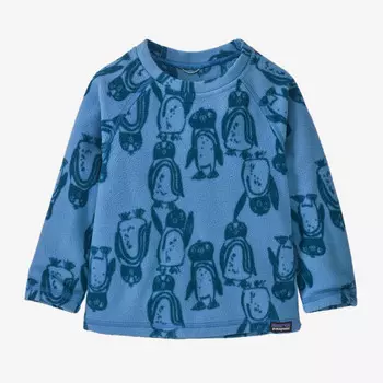 Флисовая футболка Baby Micro D Patagonia, цвет Magallanes: Blue Bird