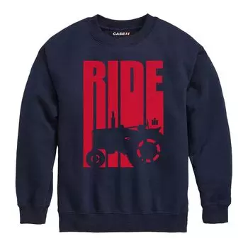 Флисовая футболка Case IH Retro Ride Tractor для мальчиков 8–20 лет Licensed Character, синий