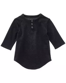 Флисовая футболка Chaser Vintage с рукавами 3/4, серый