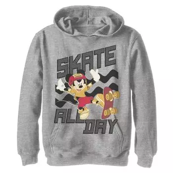 Флисовая футболка Disney's Mickey Mouse для мальчиков 8–20 лет, катающаяся на коньках на весь день Disney