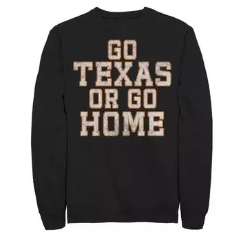 Флисовая футболка с рисунком для юниоров «Go Texas Or Go Home»