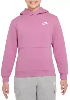 Флисовая худи Nike All Kids Fit Sportswear Club, цвет Magic Flamingo