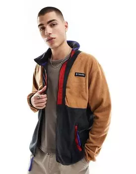 Флисовая кофта Backbowl II с застежкой-молнией коричневого цвета Columbia