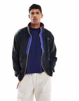 Флисовая кофта Columbia Backbowl II с застежкой-молнией черного цвета