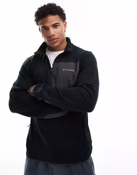 Флисовая кофта Columbia Hike с полумолнией черного цвета