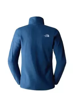 Флисовая куртка 100 GLACIER на молнии с карманом на молнии женская THE NORTH FACE, цвет Shady Blue