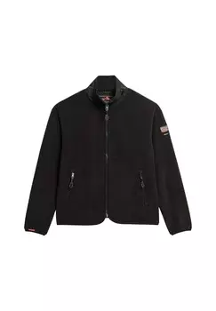 Флисовая куртка ACTIVE FULL ZIP Superdry, черный