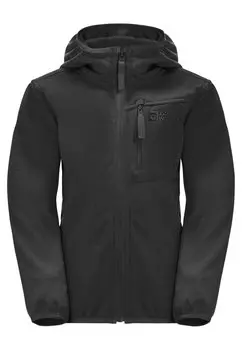 Флисовая куртка ACTIVE JACKET K Jack Wolfskin, цвет black