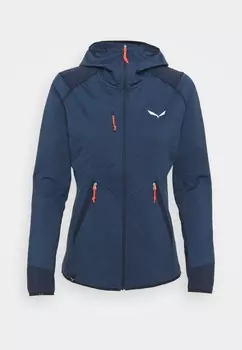 Флисовая куртка Agner Hybrid Salewa, блейзер темно-синий меланжевый