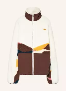 Флисовая куртка акуна PICTURE, цвет WEISS/BRAUN/PETROL