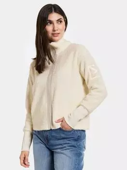 Флисовая куртка alexa с ворсом Didriksons, цвет White Foam